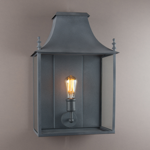 Blenheim Coach Lamp Weathered Zinc Large