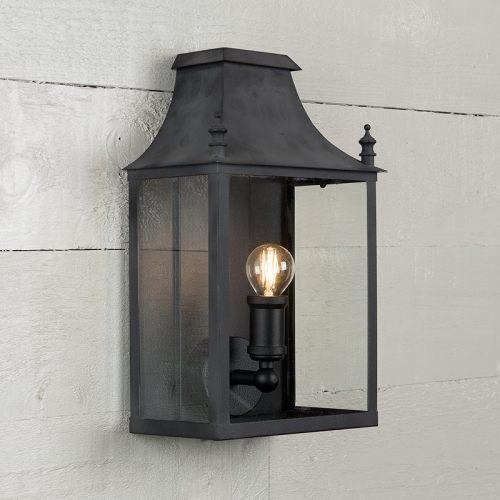 Blenheim Coach Lamp Matt Black Small