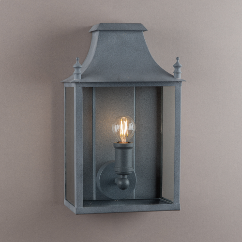 Blenheim Coach Lamp Weathered Zinc Small