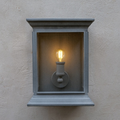 English Coach Lamp Weathered Zinc