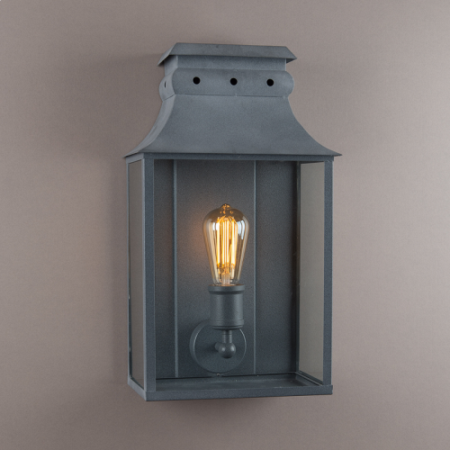 Bath Coach Lamp Weathered Zinc Medium