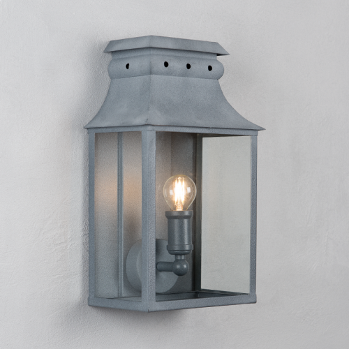 Bath Coach Lamp Weathered Zinc Small