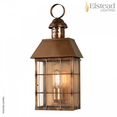 Hyde Park Brass Wall Lantern