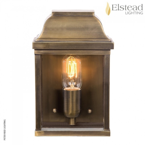 Victoria Brass Wall Lantern