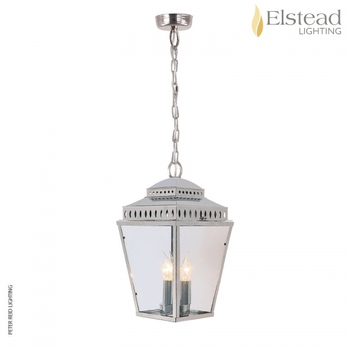 Mansion House Polished Nickel Chain Lantern