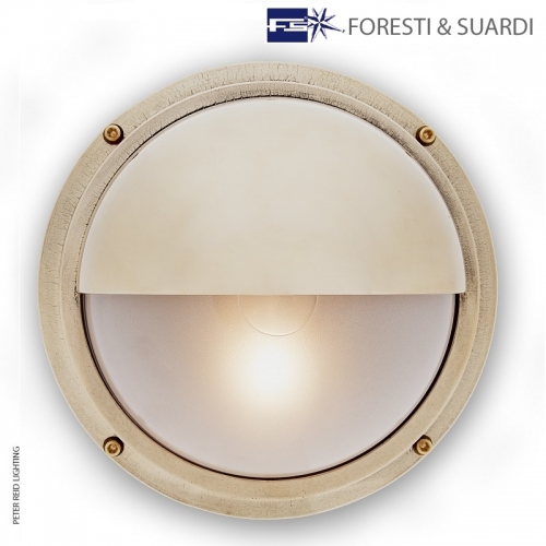 Round Bulkhead Light With Eyelid 2225 by Foresti & Suardi