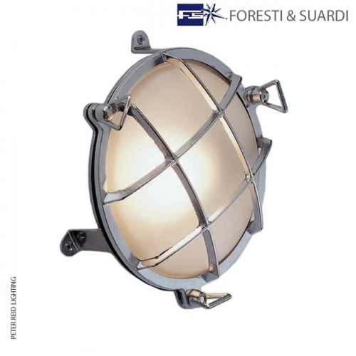 Circular Bulkhead Light With Legs 2029 Large by Foresti & Suardi