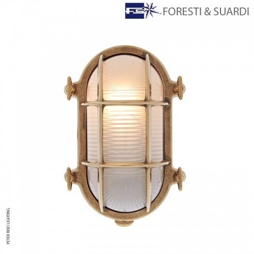 Oval Bulkhead Light 2035B Medium by Foresti & Suardi
