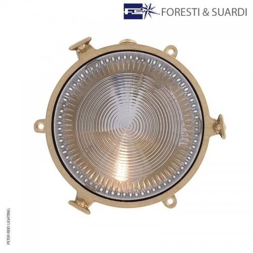 Circular Bulkhead Light With Legs 2136 by Foresti & Suardi