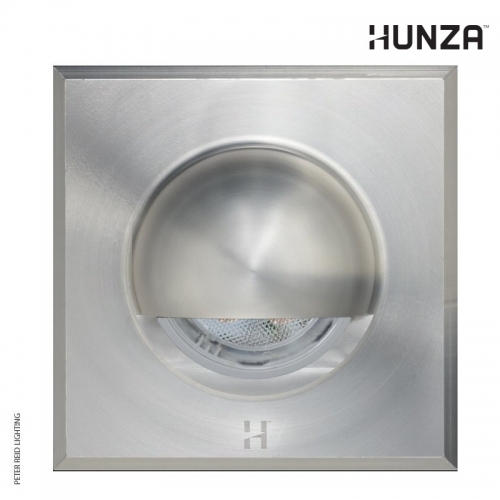 Hunza Lighting Step Light Solid Eyelid Square GU10 (240v)