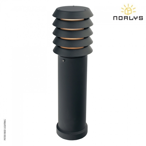 Alta Medium Bollard Black by Norlys