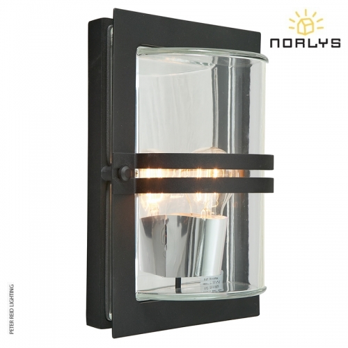 Basel Black Clear Glass by Norlys