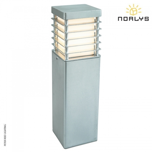 Halmstad Medium Bollard Galvanized by Norlys