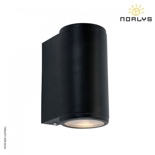 Mandal Up/Down Wall Light Black by Norlys