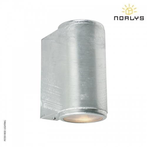 Mandal Up/Down Wall Light Galvanized by Norlys