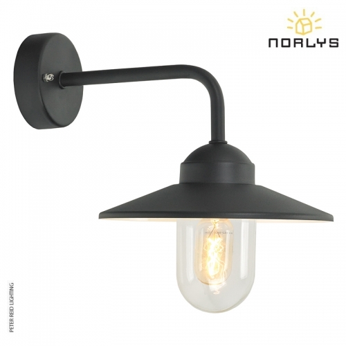 Vansbro Black Wall Light by Norlys