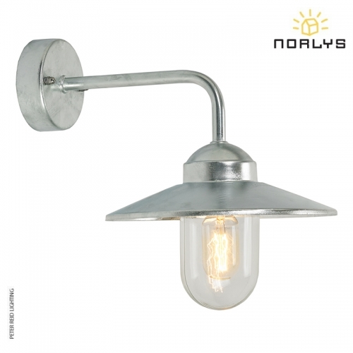 Vansbro Galvanized Wall Light by Norlys