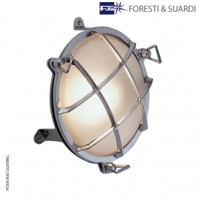 Circular Bulkhead Light With Legs 2030 Medium by Foresti & Suardi