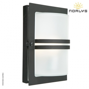 Basel Black Frosted Glass by Norlys
