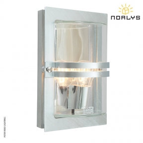 Basel Galvanized Steel Clear Glass by Norlys