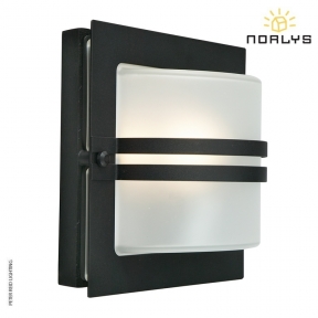 Bern Black Frosted Glass by Norlys