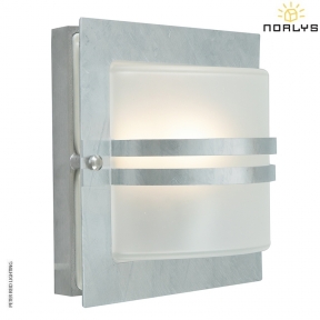 Bern Galvanized Frosted Glass by Norlys