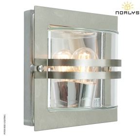 Bern Stainless Steel Clear Glass by Norlys