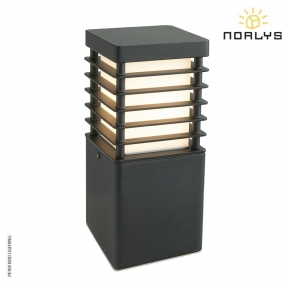 Halmstad Small Bollard Black by Norlys